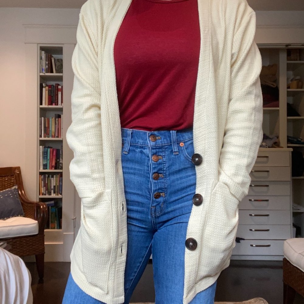 Kotn - Relaxed Cardigan - Alabaster